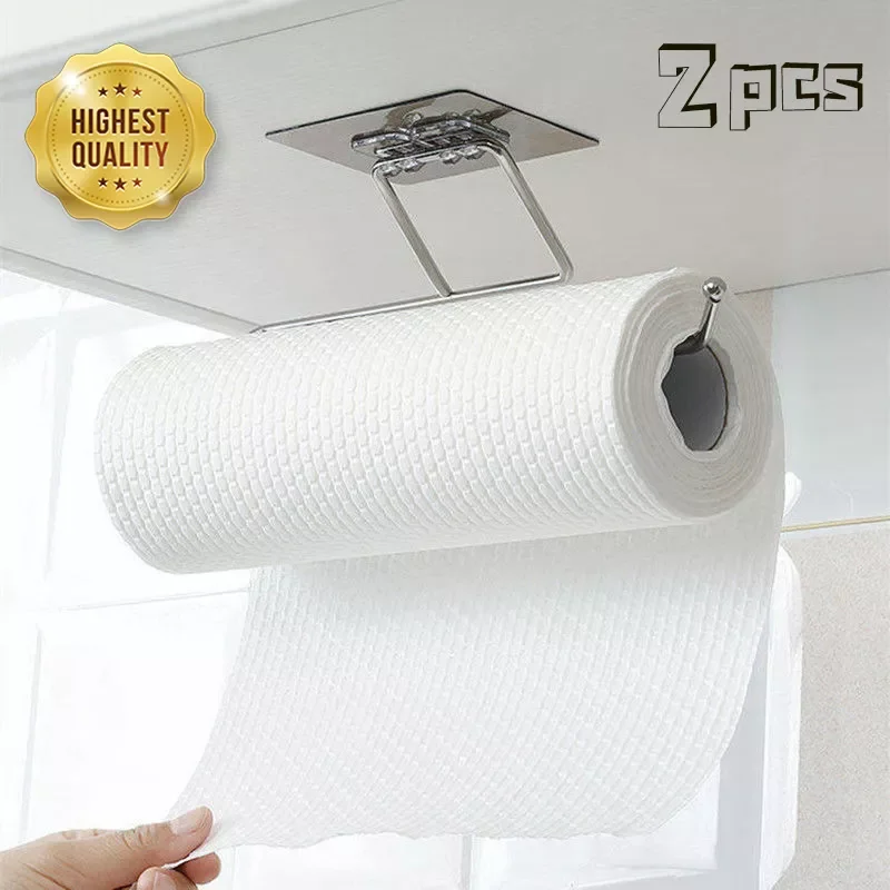 

Kitchen Bathroom Toilet Pape Storage Rack Roll Paper Rack Towel Holder Rack Stand Toilet Paper Stand Rack For Kitchen