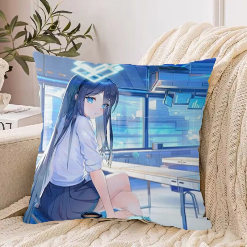 

Наволочки с синими архивами 40x40, декоративная наволочка для объятий, подушки, стула, наволочки 45x45 см, наволочки для отдыха, стулья, Осенние Декоративные Чехлы