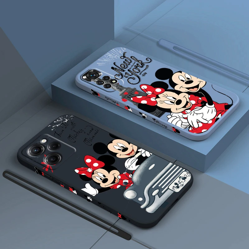 

Mickey Minnie in London For Xiaomi Redmi Note 12 11 11T 10 10S 9 9S 9T 8 8T 7 Pro Plus Speed Liquid Left Rope Phone Case