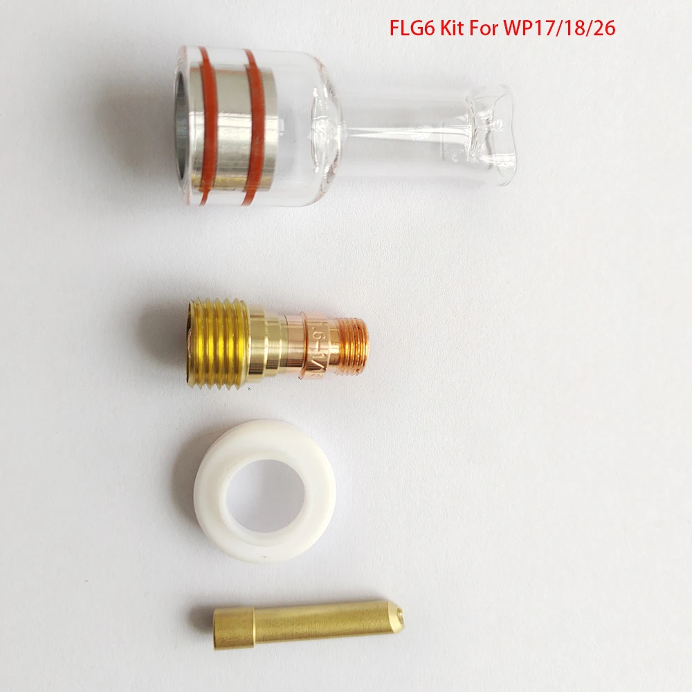 Комплект сварочных насадок Tig газовые линзы L XL удлиненная Стеклянная чаша для