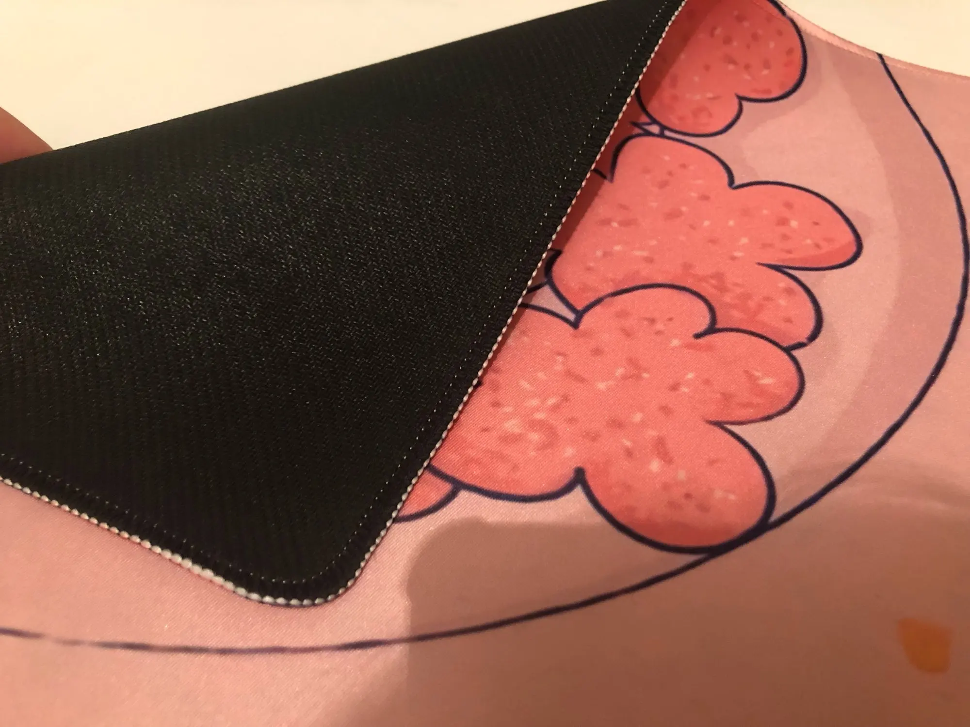 large anime pink mousepad gamer cute kawaii xxl gaming mouse pad rubber otaku locking edge big fashion laptop notebook desk mat free global shipping