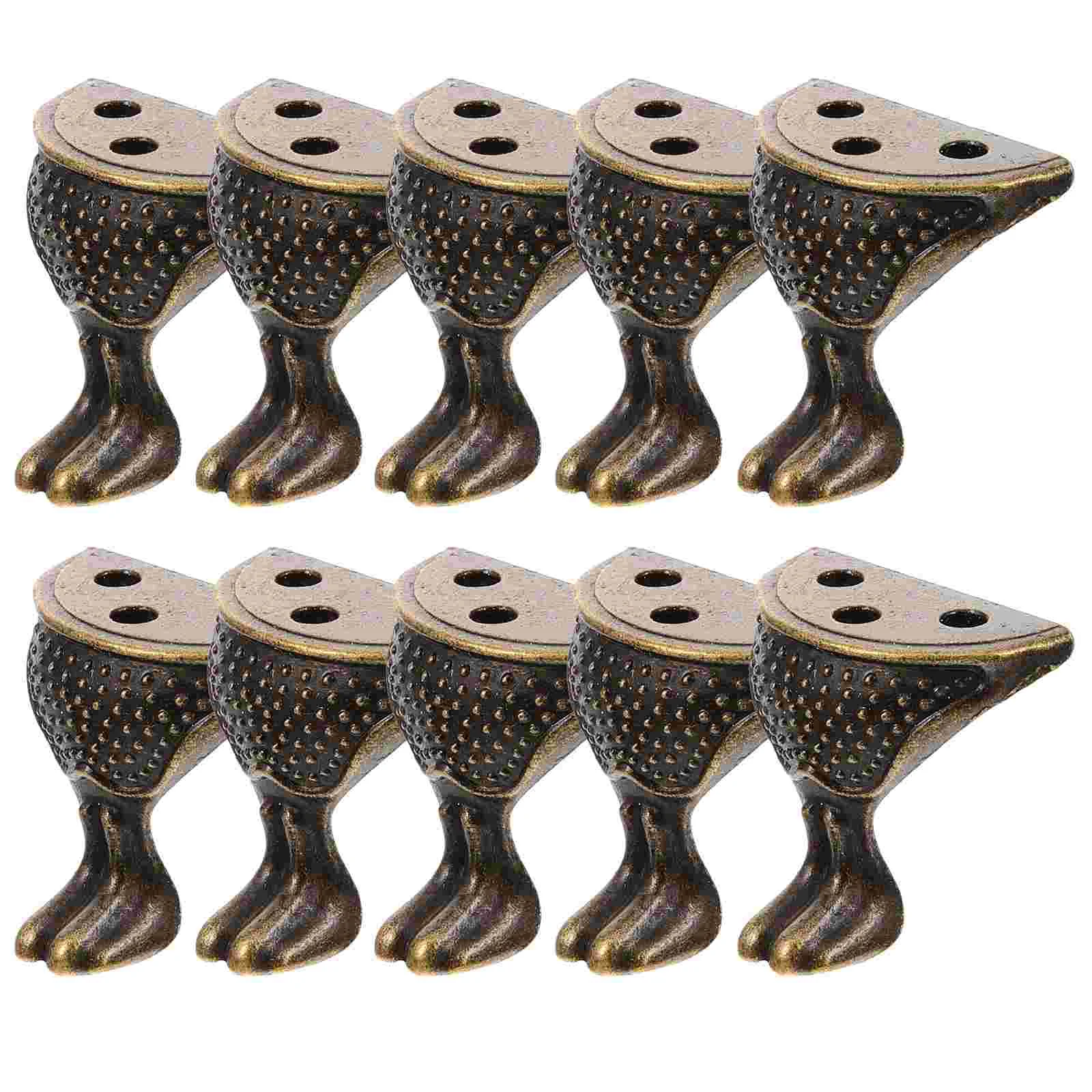 

10pcs Furniture Leg Replacement Couch Foot Dresser Leg Decorative Leg Extender