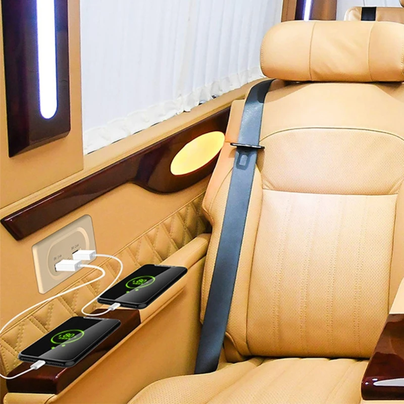 Двойная USB-розетка для зарядного устройства 3 1A 12 В быстрая зарядка авто грузовика