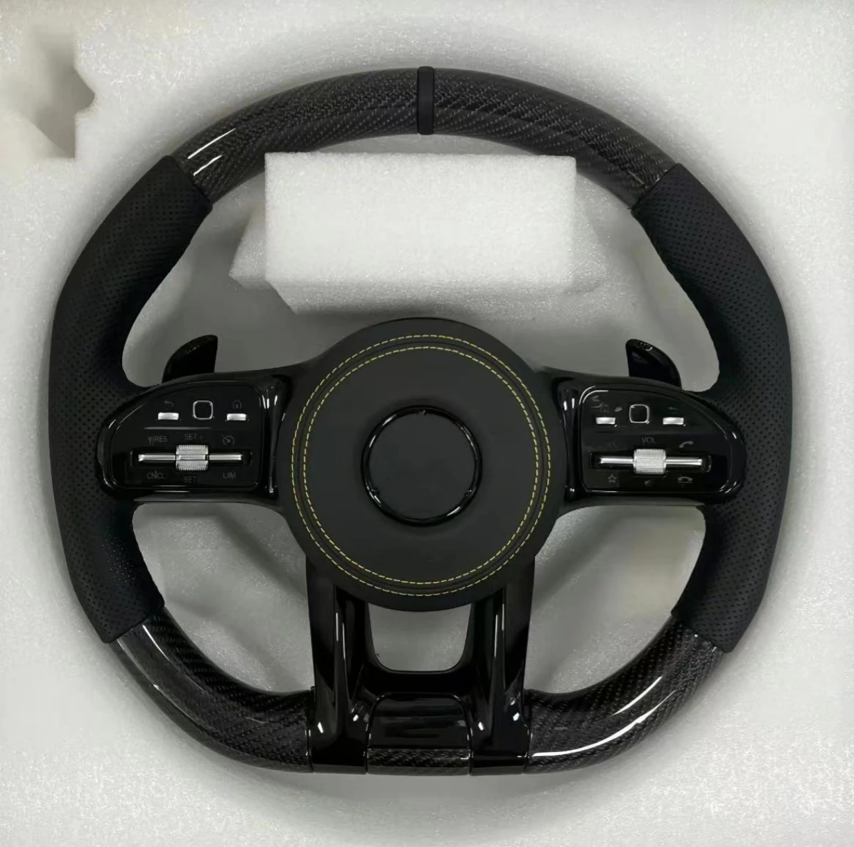 Подходит для старого Mercedes Benz Модифицированная новая сборка AMG углеродное волокно