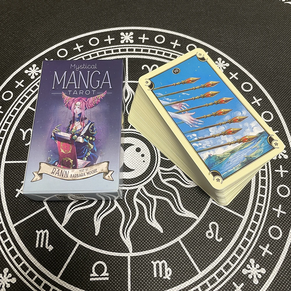 

Lovely Tarot Divination Affirmation English Decks for Fortunetelling Fate Predictions Cards for Beginners Witch Supplies