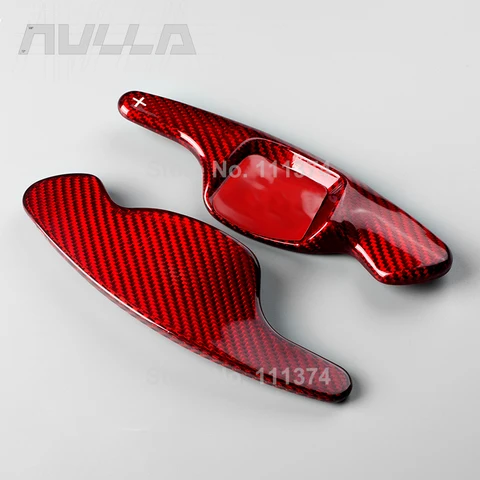 Настоящие переключатели из углеродного волокна для Volkswagen Tiguan MK2 VW golf 7/8 Alltrack MK7/8 T-cross Passat B8 GTI R-line