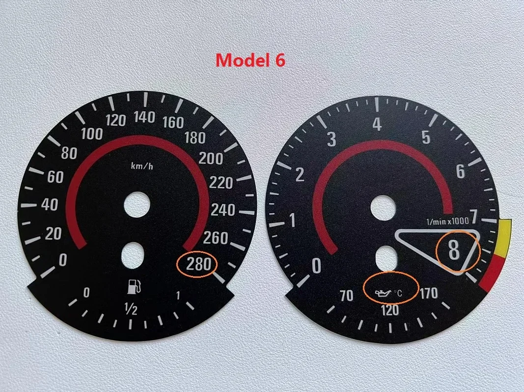 Циферблат спидометра для BMW E90 E92 E93 E60 E70 E71 E84 замена лица приборной панели