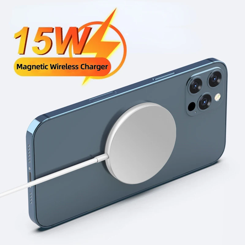 

Original 15W Qi Magnetic Wireless Chargers For Magsafe iPhone 13 11 12 Pro Max Mini XS XR X 8 Plus AirPods Charger Fast Charging