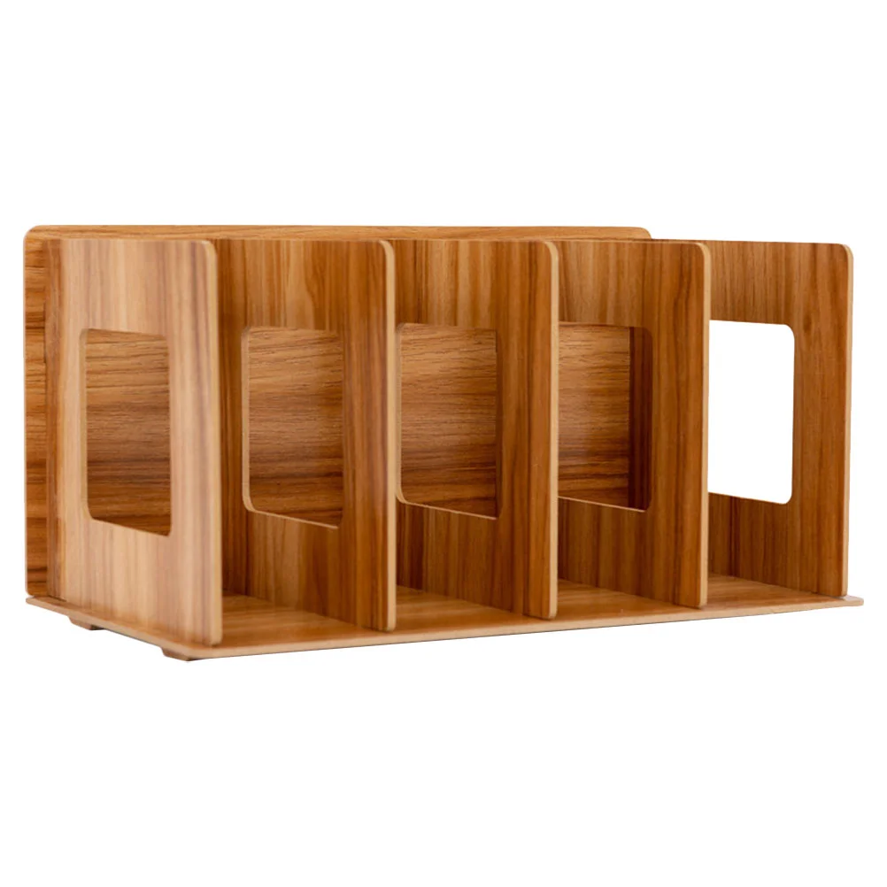 

Office Desk Organizer Density Board Storage Box Desktop Storage Case Books Holder Video Game Cases Desktop Magazine Rack