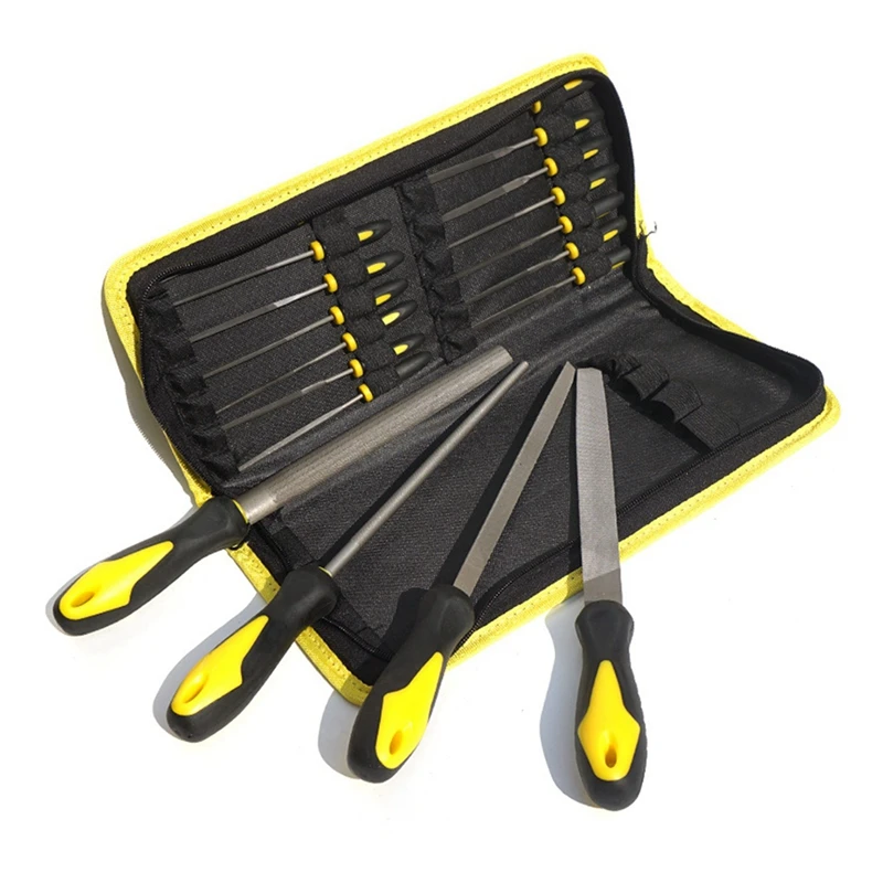 

18 шт. Алмазная пилка, шлифовальный маленький напильник, плоский инструмент для протирания, твердый ультратонкий металлический резак из сплава, прочный и простой в установке