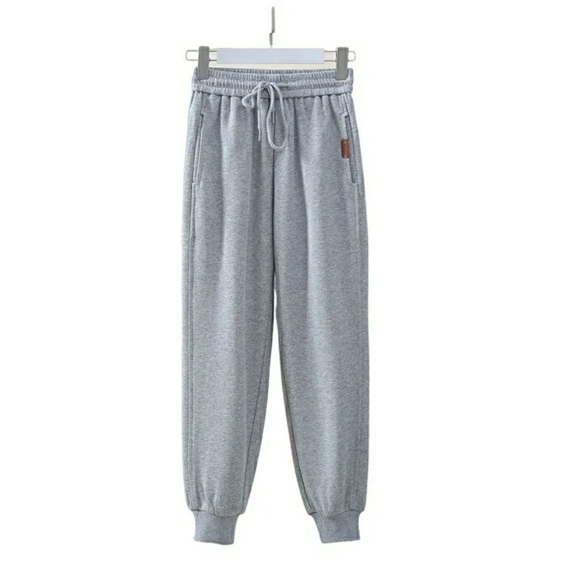 

Ladies Spring and Summer New Korean Version Elastic High Waist Sweatpants Leggings Casual Pants Sports Loose Harem Pants