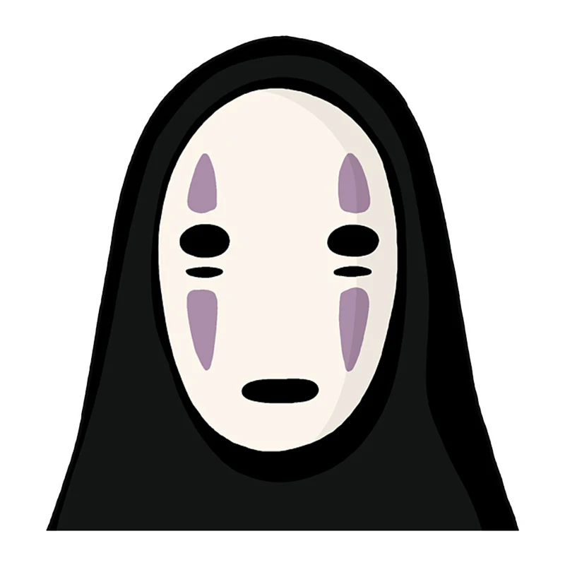 Забавные аниме безликие наклейки на автомобиль, грузовик, фургон, внедорожник, мотоцикл, виниловые наклейки, украшение на окно автомобиля, бампер, Стайлинг