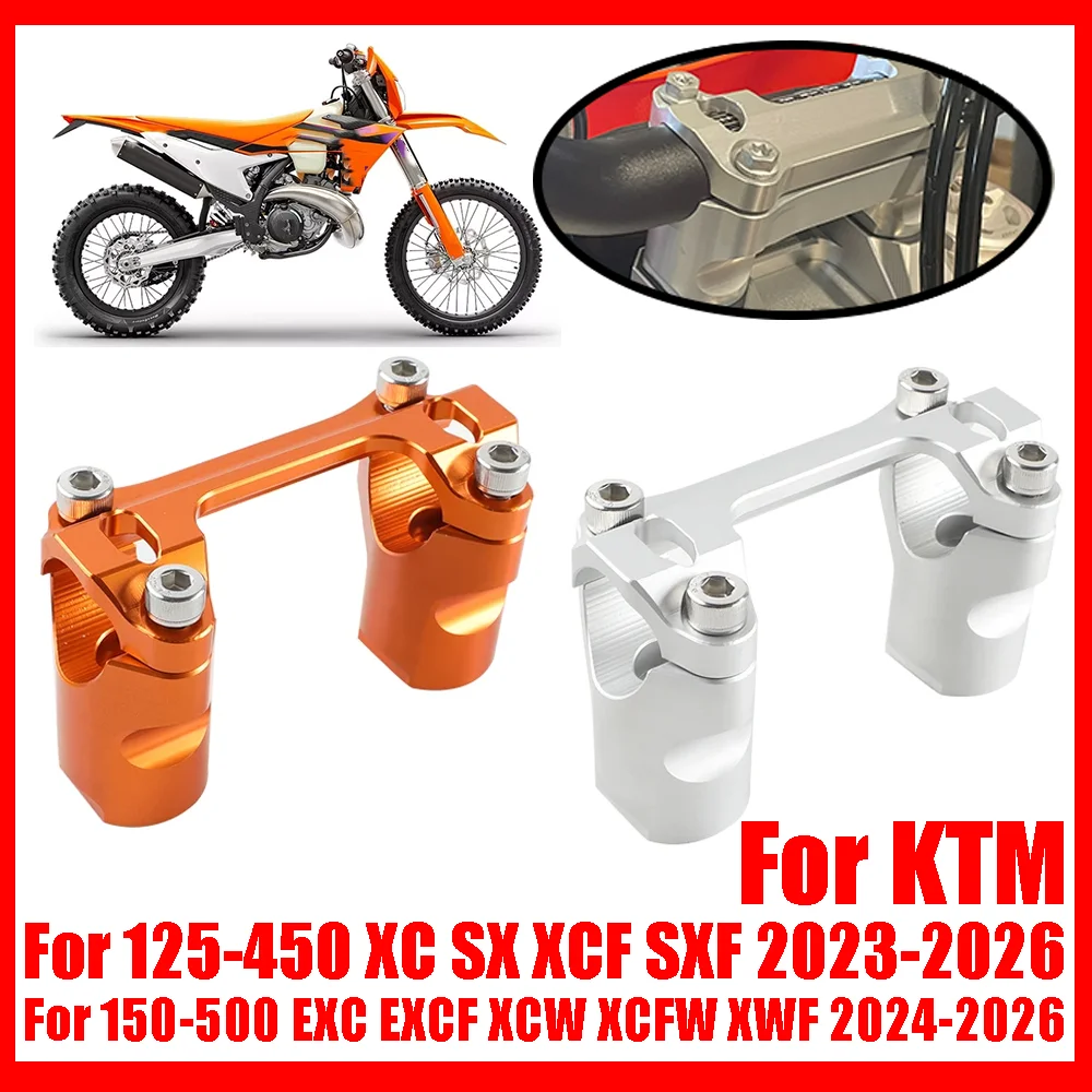Фото Для KTM 125-500 EXC 300 250 EXCF SX SXF XC XCF XCW XCFW XWF 2023-2025 аксессуары для мотоциклов, подставка для руля, зажим для руля №1