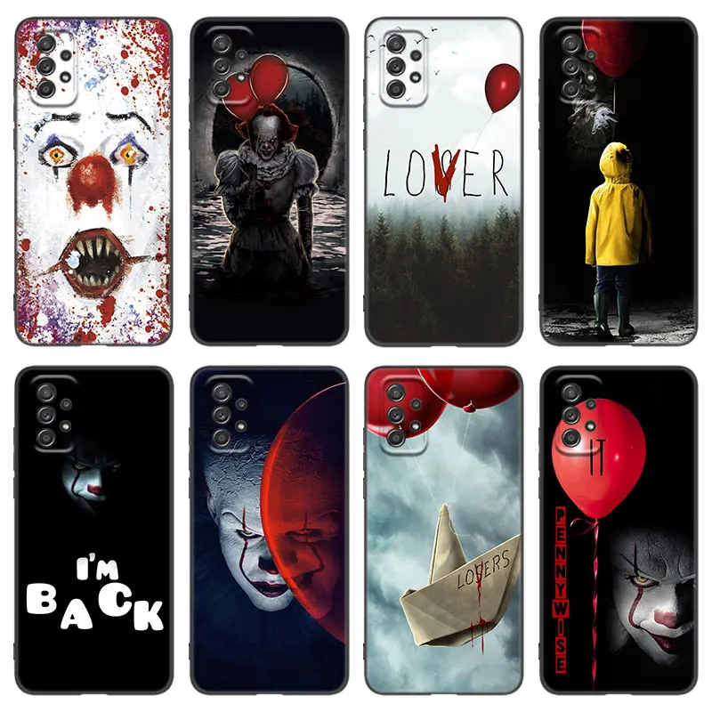 The Horror Man Pennywise Phone Case For Samsung A21 A30 A50 A52 S A13 A22 A32 4G A23 A33 A53 A73 5G A12 A31 A51 A70 A71 A72