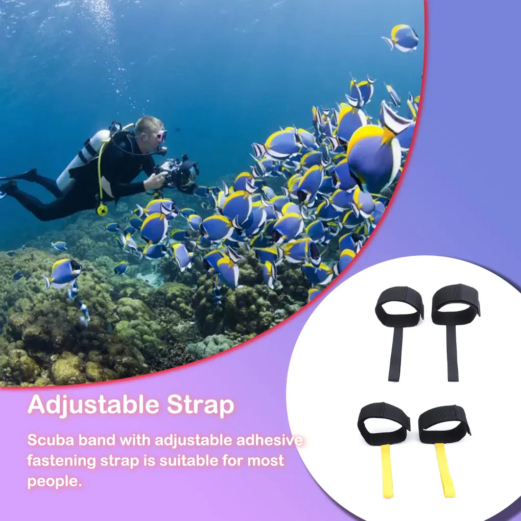 

Anti-lose Rope Scuba Diving for Swim Fins Fin Holder Swimming Equipment Goods Strap Band Support Accessory Yellow