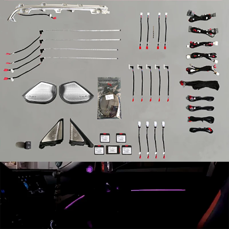 

Подходит для honda Tenth Accord 2018-2021, высокое качество, окружасветильник свет, автомобильная ЖК-панель, экран управления, Внутренний дверной окружающий светильник