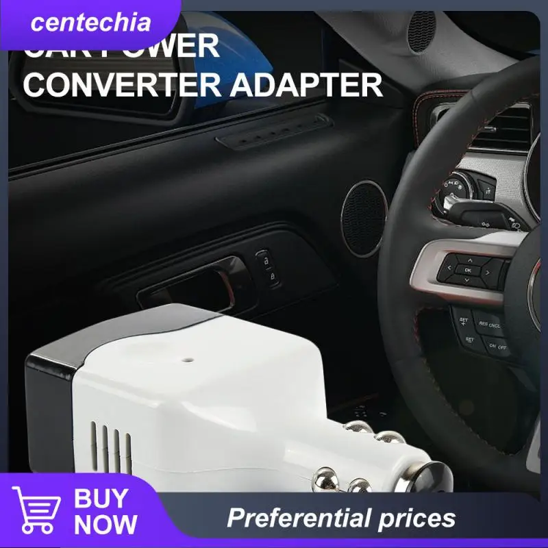

Car Charger Multifunctional 12/24v Dc To 220v Ac Car Power Converter Inverter Universal Durable Car Accessories Portable