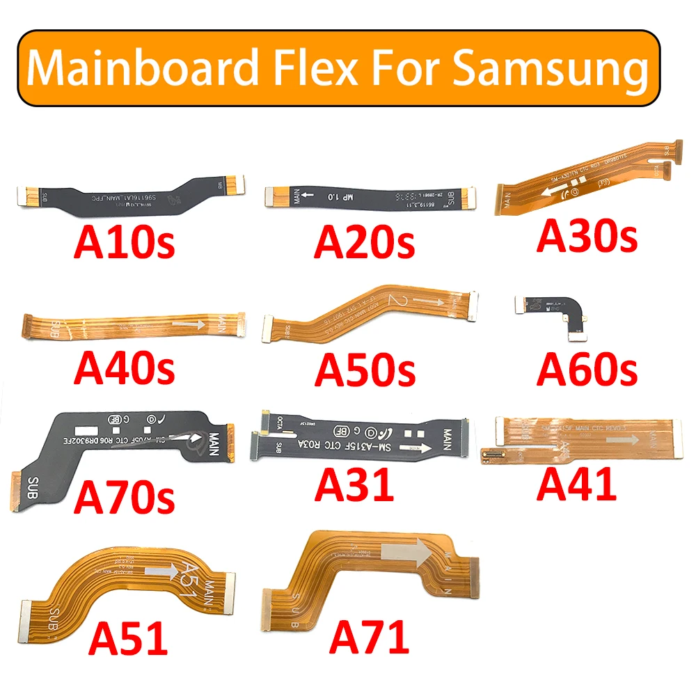 

10 Pcs Main Board Motherboard Connector Flex Cable For Samsung Galaxy A10S A20S A30S A40S A50S A60S A70S A31 A41 A51 A71
