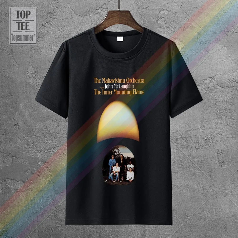 

Men Tshirt Mahavishnu Orchestra Inner Mounting Flame Cool Printed T-Shirt Tees Top
