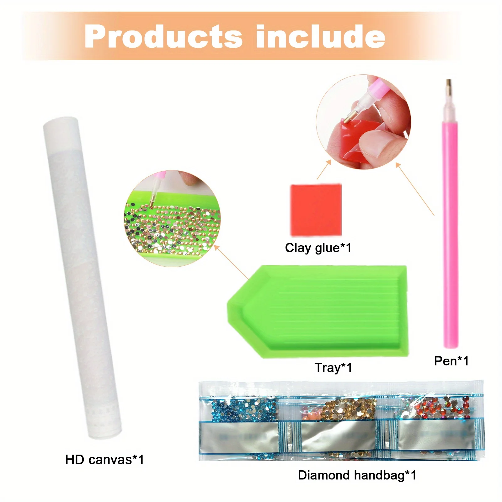 5D Комплект Алмазной Живописи Сделай Сам Для Взрослых Полная Круглая Зеркальная