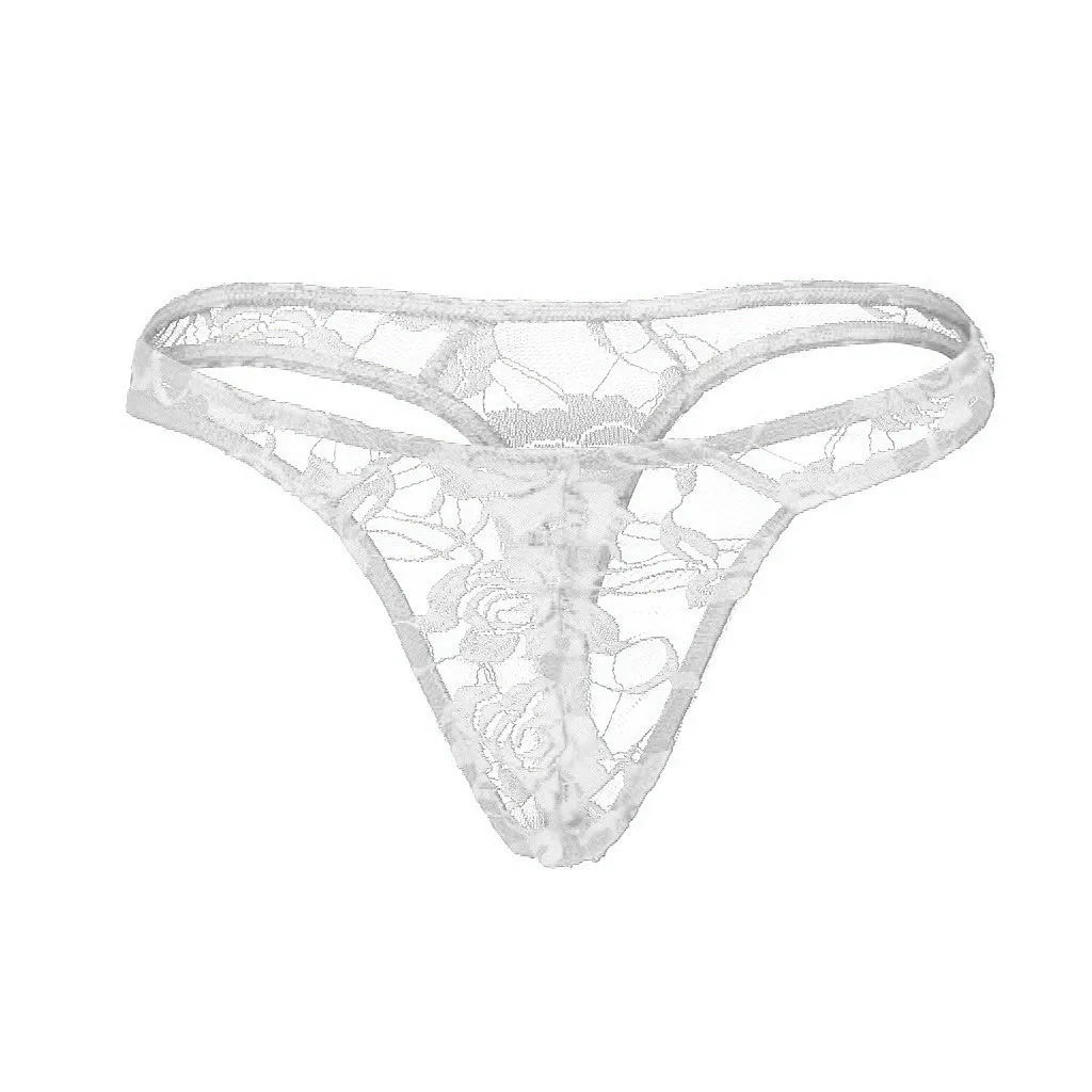 Sexy Full lace Strap Men's Casual New Brand Fashion Comfortable Underwear Lingerie mens sexy underwear |