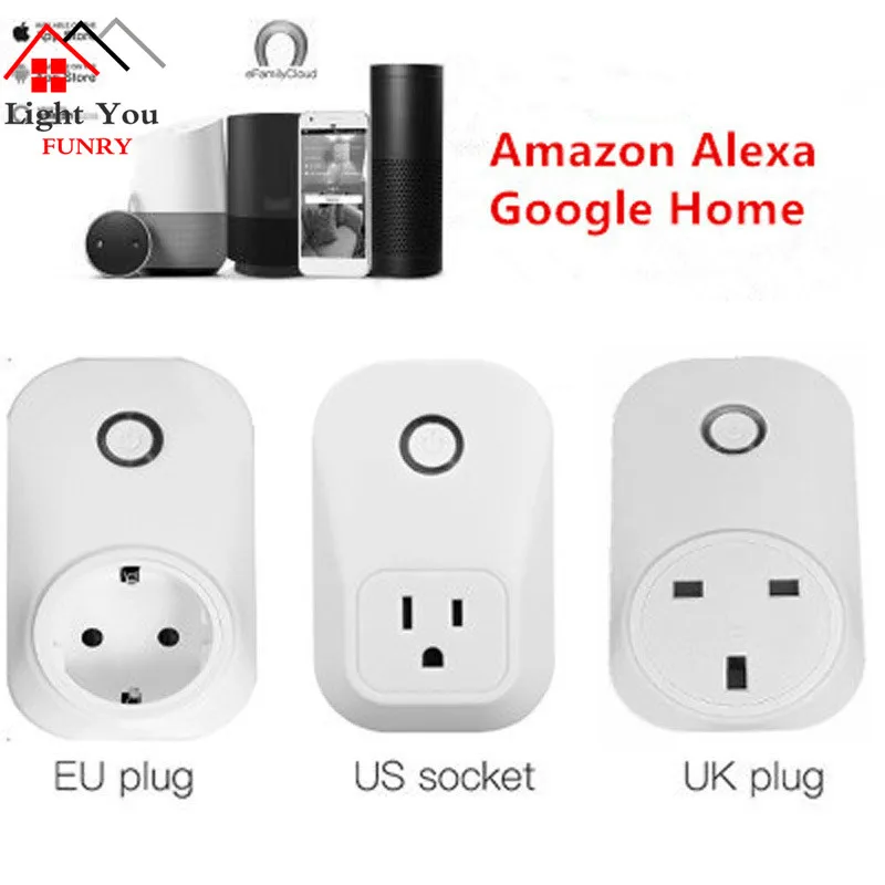 

Смарт-розетка с Wi-Fi, 110- 240 В, 16 А