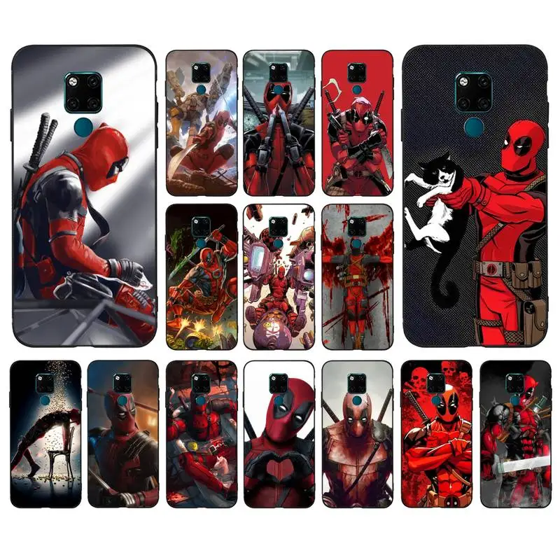 

Disney Deadpool Phone Case for Huawei Mate 20 10 9 40 30 lite pro X Nova 2 3i 7se