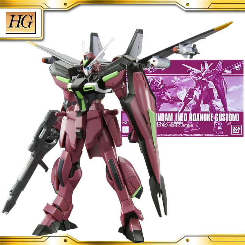

In Stock Original BANDAI Gundam HG 1/144 GAT-04 Windam NEO ROANOKE CUSTOM Anime Figur Action Figures Model Toys