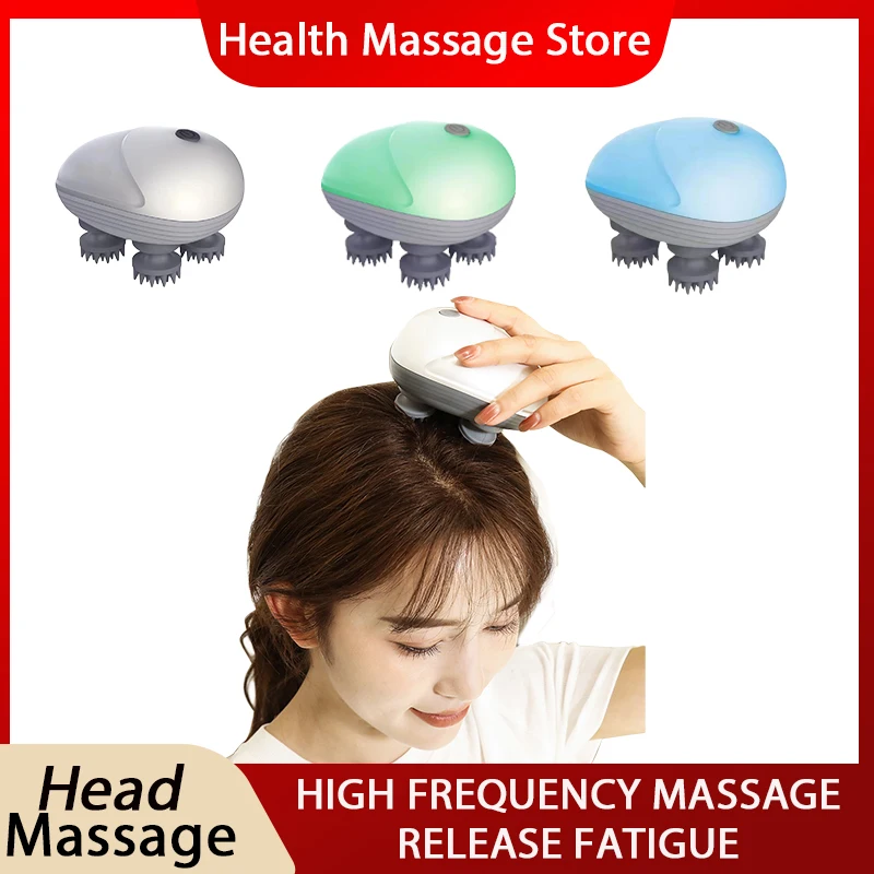 

Head massager Body electric massager Health care Relax shoulder and neck deep tissue Head scalp massage massage vibration device