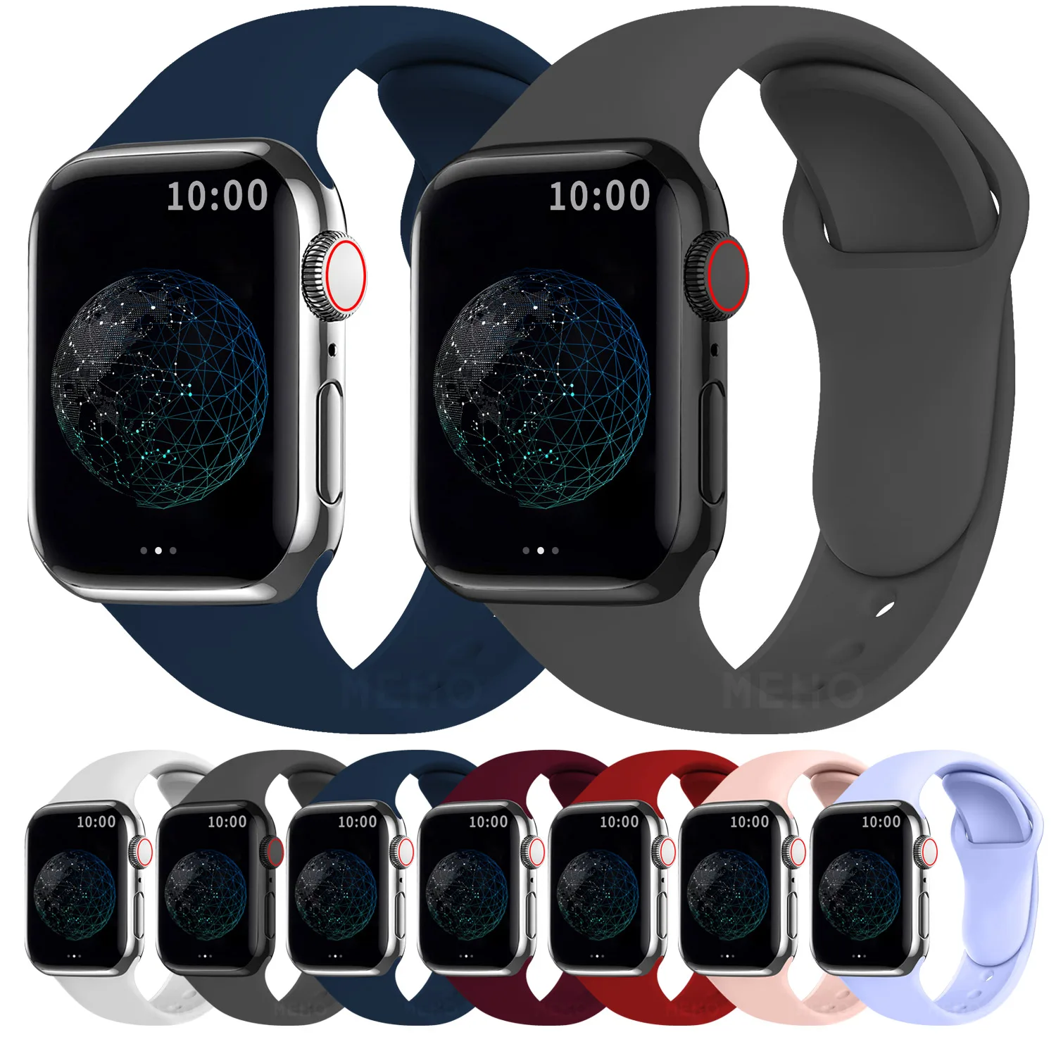 

Ремешок для часов Apple Watch band 41 мм 40 мм 38 мм, 45 мм 44 мм 42 мм 49 мм, браслет для часов iWatch series 8 7 SE 6 5 3 2 1 Series