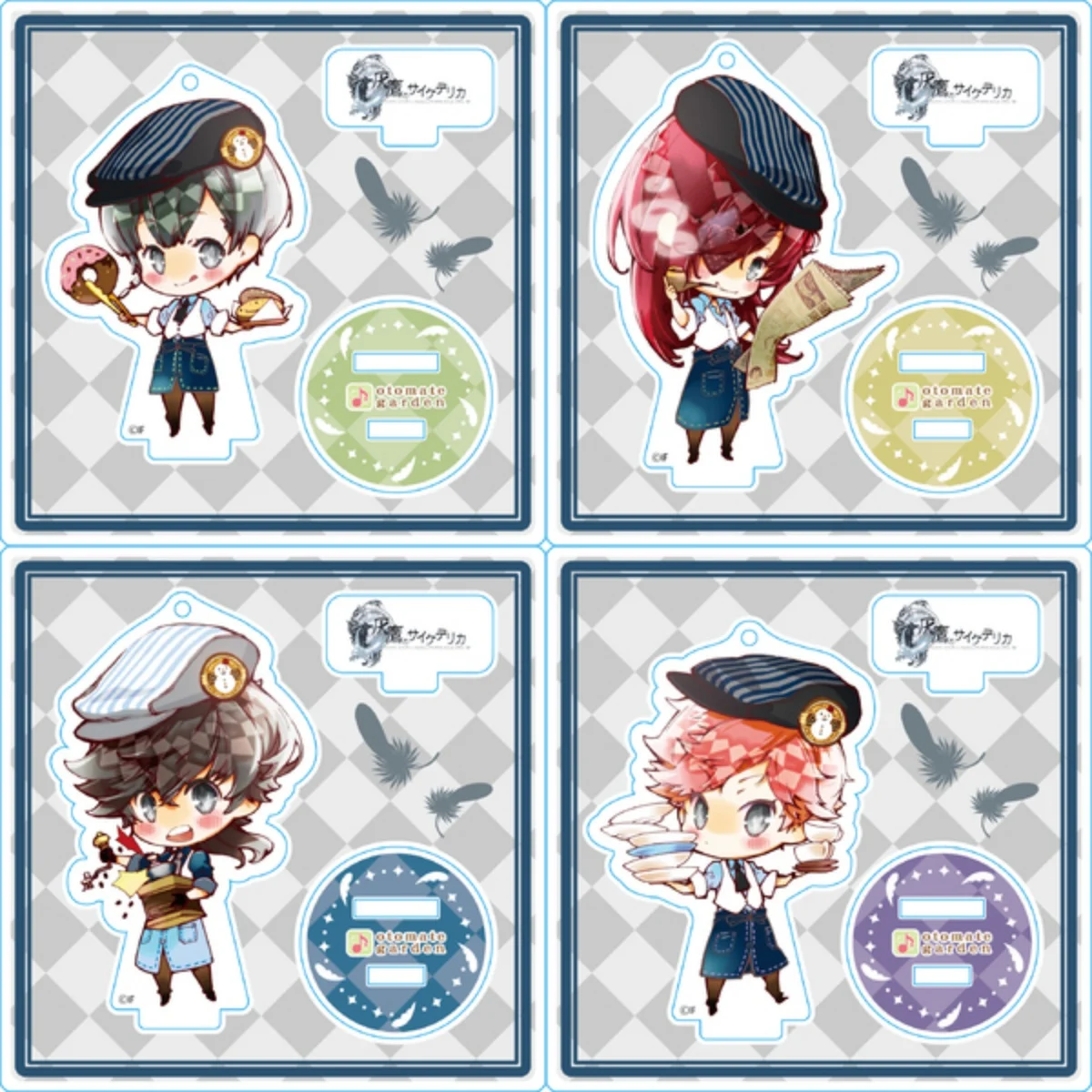 Новая аниме Psychedelica of the Ashen Hawk игра аксессуары на акриловой подставке забавная