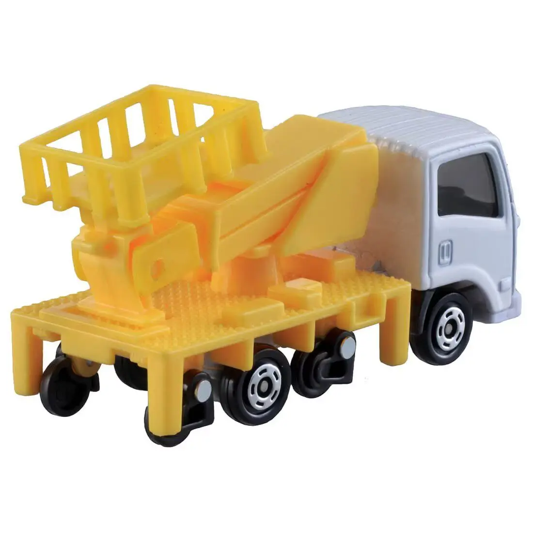 Фото Оригинальная модель TAKARA TOMY Tomica No.17 Isuzu ELF Road-rail Vehicle 1/?? Коллекционная модель из литого сплава с подвижной подвеской и шарнирной стрелой №2