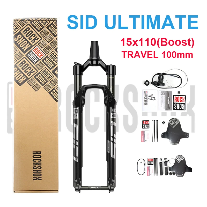 

SRAM SID ULTIMATE ROCKSHOX RLC 29 Wheel Debon Air 1.5T Tapered Boost 110x15mm Manual Remote Control MTB Bicycle Suspension Fork