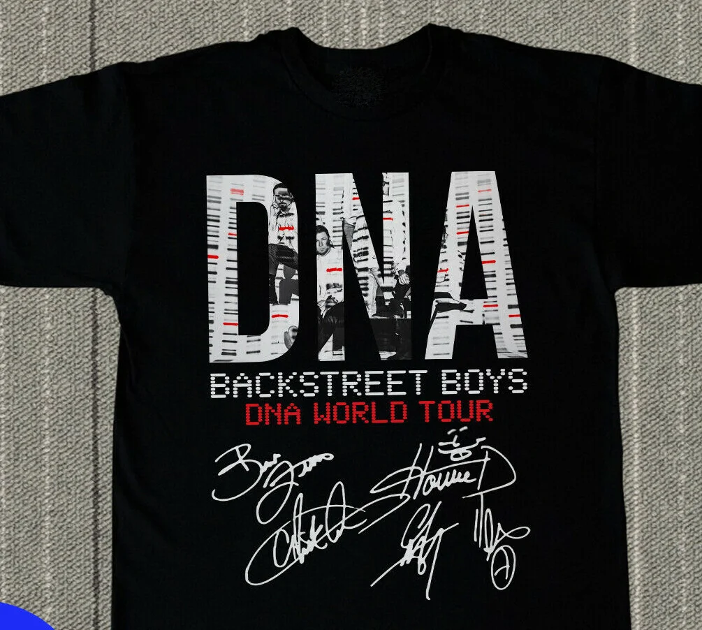 

Vintage Backstreet Boy Signature Of Member Cotton T-Shirt Tee Shirts