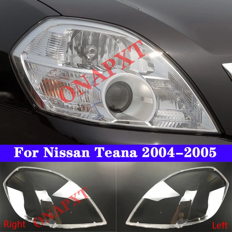 

Крышка передней фасветильник автомобиля для Nissan Teana 2004-2005 светильник вые крышки, прозрачный абажур, стеклянная крышка объектива