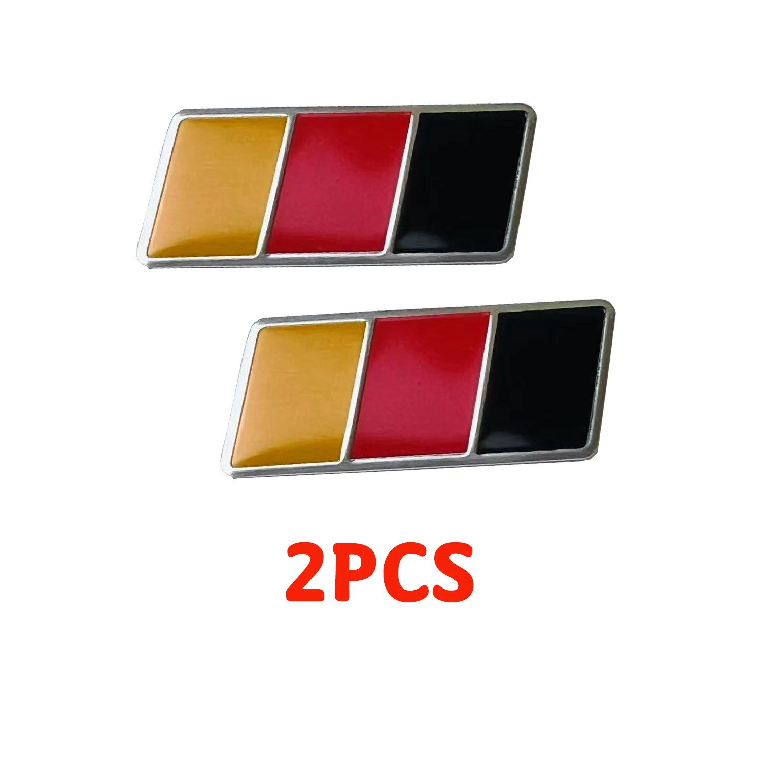 

2 шт. автомобильная наклейка флаг Германии 4 см * 1,6 см эмблема из сплава на крыло внешние украшения для BMW Audi Mercedes Benz VW SKODA аксессуары