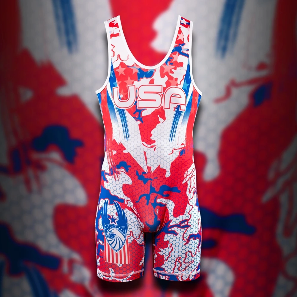 

Wrestling Suit Bodybuilding Tights Gym Clothing Sleeveless Run Skinsuit Bodybuilding Sportswear One Piece Jumpsuit Ropa Hombre
