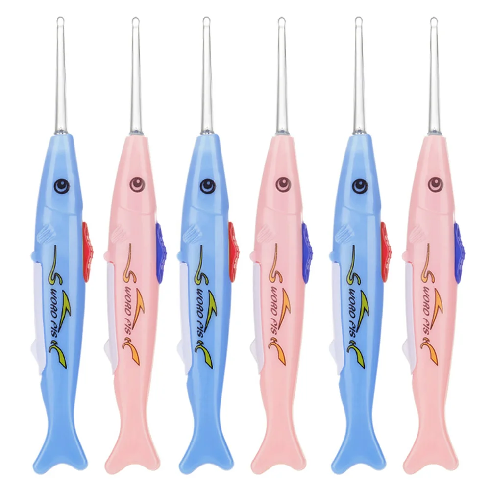 

7Pcs Earpick Ear Supply Luminous Earpick Tool Luminous Ear Scoop for Ear Home Boy