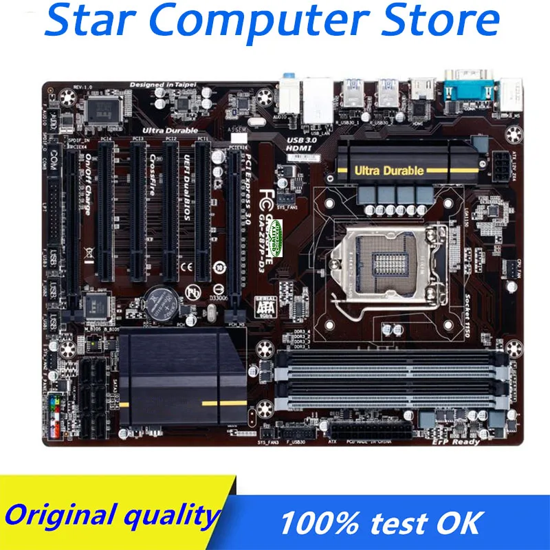 

For Gigabyte GA-Z87P-D3 Z87P-D3 Computer USB3.0 SATA3 Motherboard LGA 1150 DDR3 Z87 Z87M Desktop Mainboard Used
