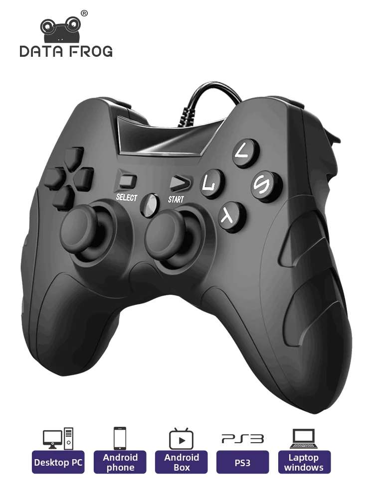 Проводной игровой контроллер для ПК DATA FROG USB джойстик PS3/Android Phone двойной