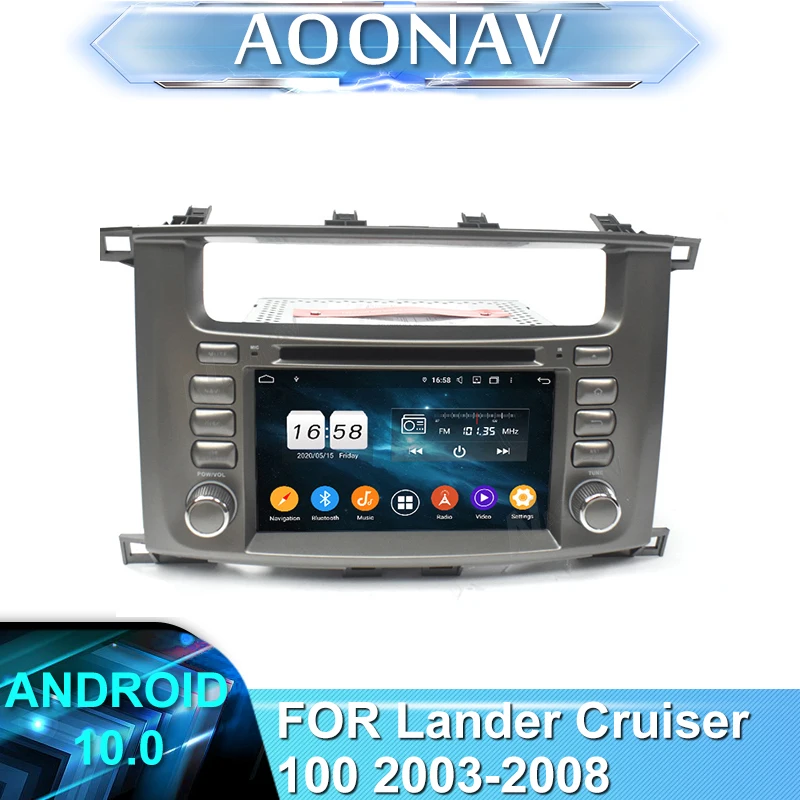

2 din 2DIN Android Car radio DVD player For Lander Cruiser 100 2003-2008 car stereo radio auto audio GPS navigation head unit