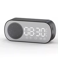 wireless speakers bluetooth speaker clock dual alarm support tf card soundbar hifi music box soundbar altavoz bluetooth