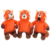 2022 turning red plush toys kawaii red panda bear anime peripheral cartoon plushies children girl birthday gifts soft doll