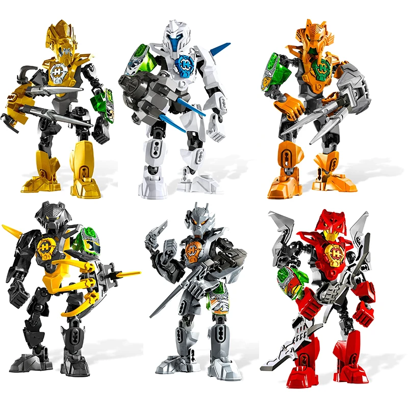 DECOOL Hero Factory Robots soldier Bionicle action figures model Building Blocks Bricks Toys For Children Gifts dropshipping