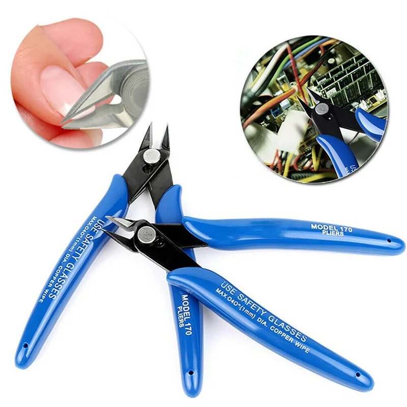 

Side Cutter Diagonal Cutting Long Nose Pliers Set Needle Nose Snip Jewelry Plier DIY Nippers Electronic Repair Wishful Pincher