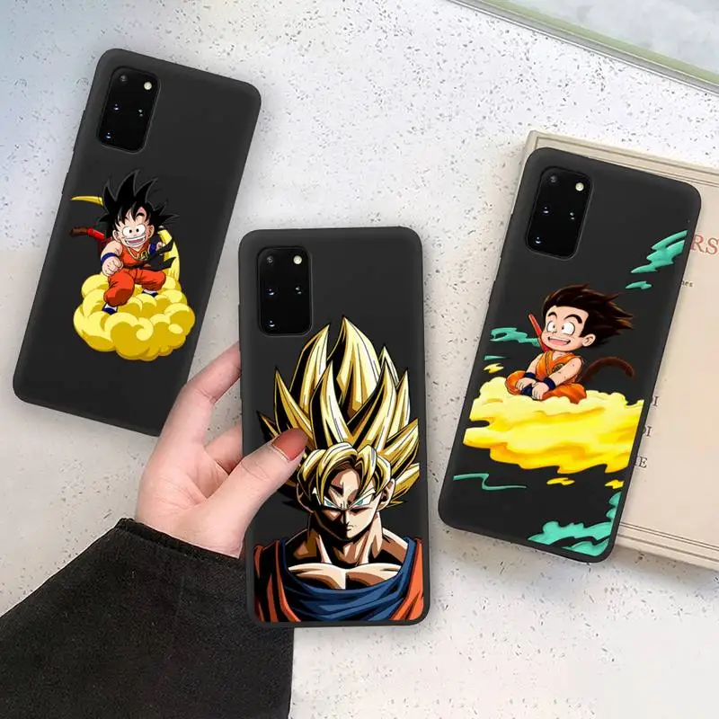 

Bandai Anime Dragon Ball Son Goku DBZ Phone Case Soft For Samsung Galaxy Note20 ultra 7 8 9 10 Plus lite M21 M31S M30S M51 Cover