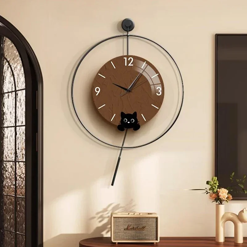 Роскошные эстетические настенные часы художественная роспись корейские