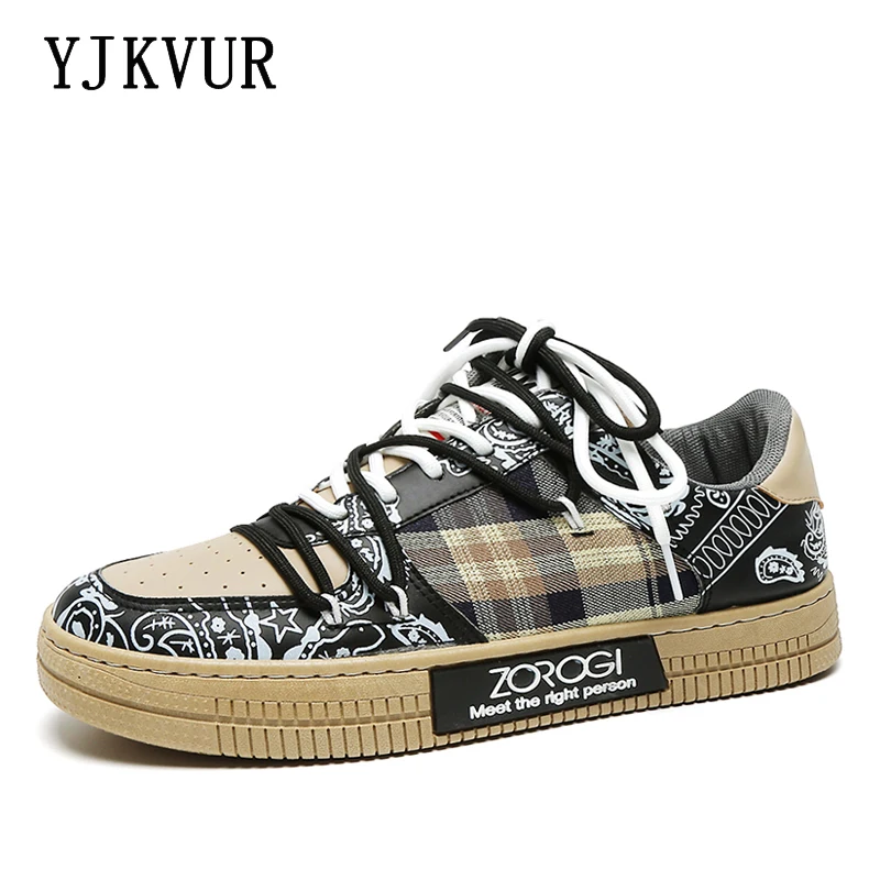 

YJKVUR Unisex Casual Sports Shoes Men's and Women's Fashion Tennis Breathable Footwear 2022 New Luxury Brand Designer Sneakers