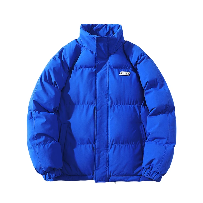 2023 Winter Cotton Padded Coat Mens Solid Loose Puffer Jacket Parkas Casual Female Thickening Warm Outwear