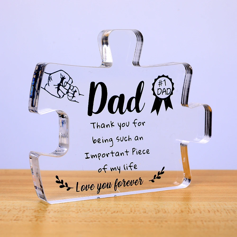 Подарок для мамы и папы акриловая настольная открытка подарок на день рождения